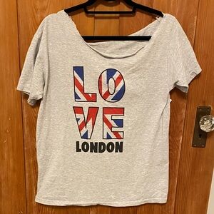 Gray LOVE London Women's Top